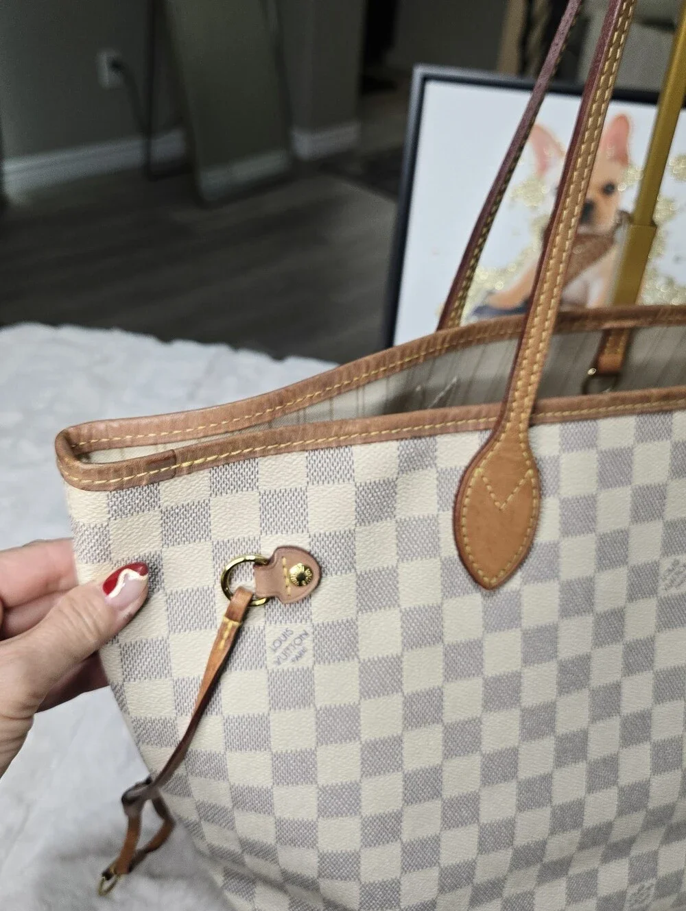🔥 Louis Vuitton Damier Azur Neverfull MM EUC 🔥